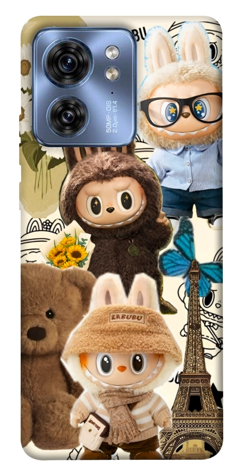 Чохол Labubu mood для Motorola Edge 40
