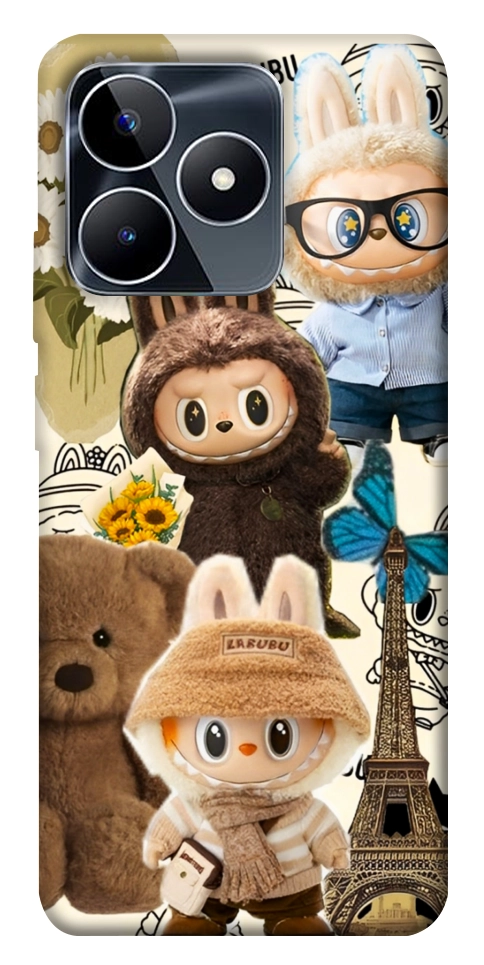 Чехол Labubu mood для Realme C53
