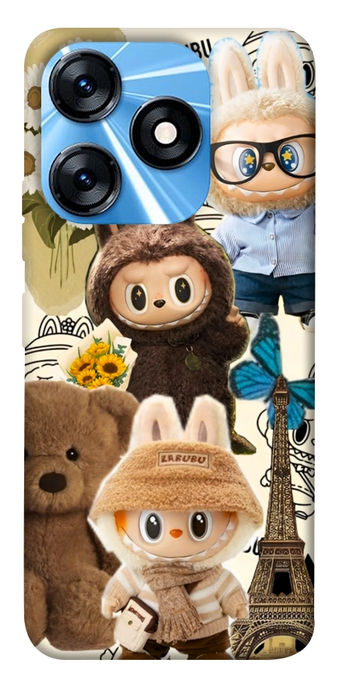Чехол Labubu mood для TECNO Spark 10