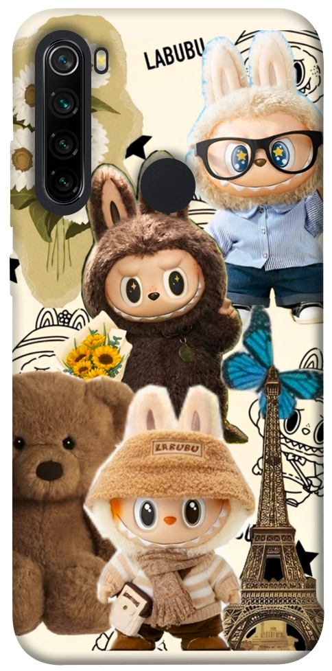 Чохол Labubu mood для Xiaomi Redmi Note 8 2021