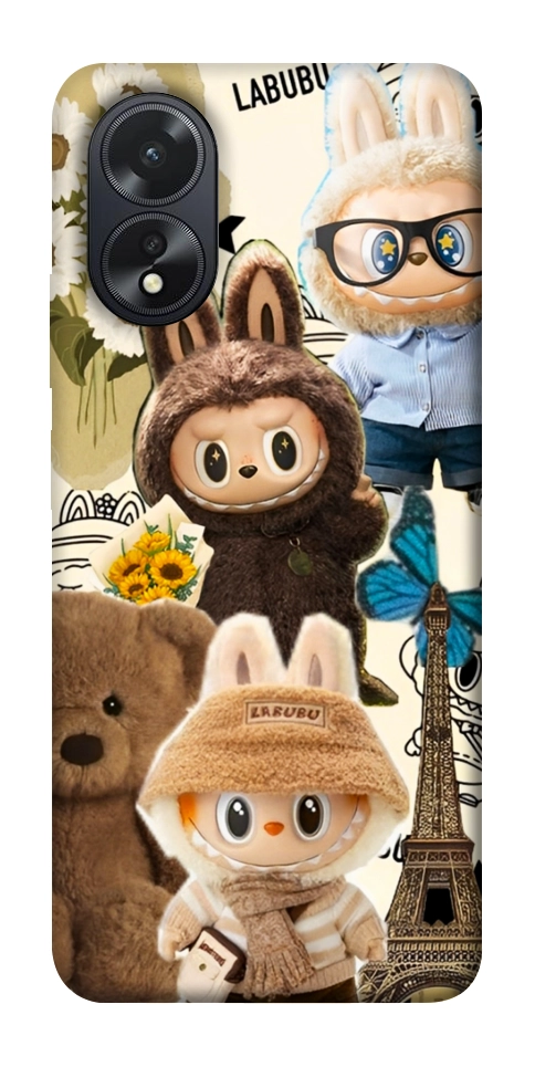 Чохол Labubu mood для Oppo A38