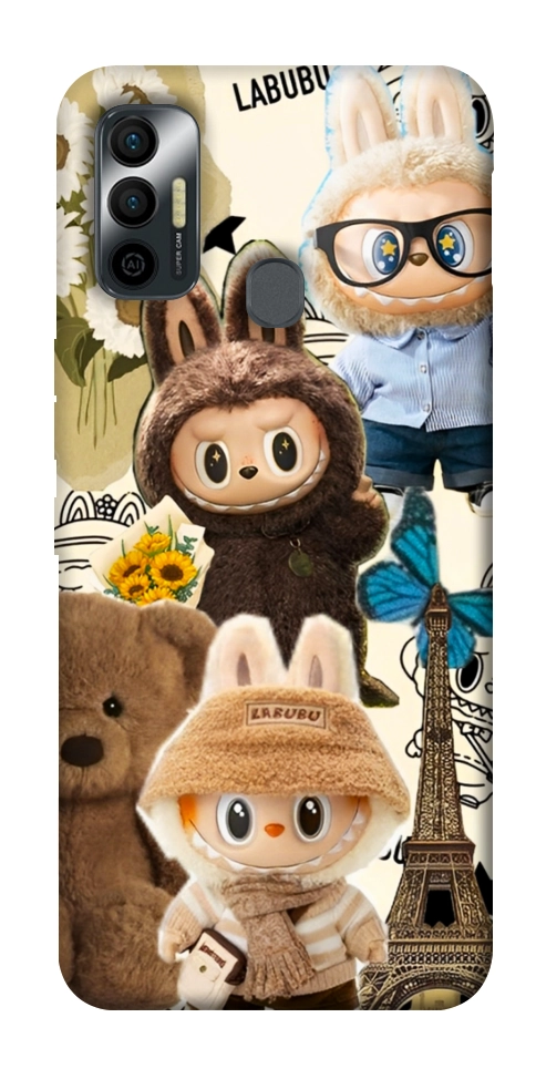 Чехол Labubu mood для TECNO Spark 7
