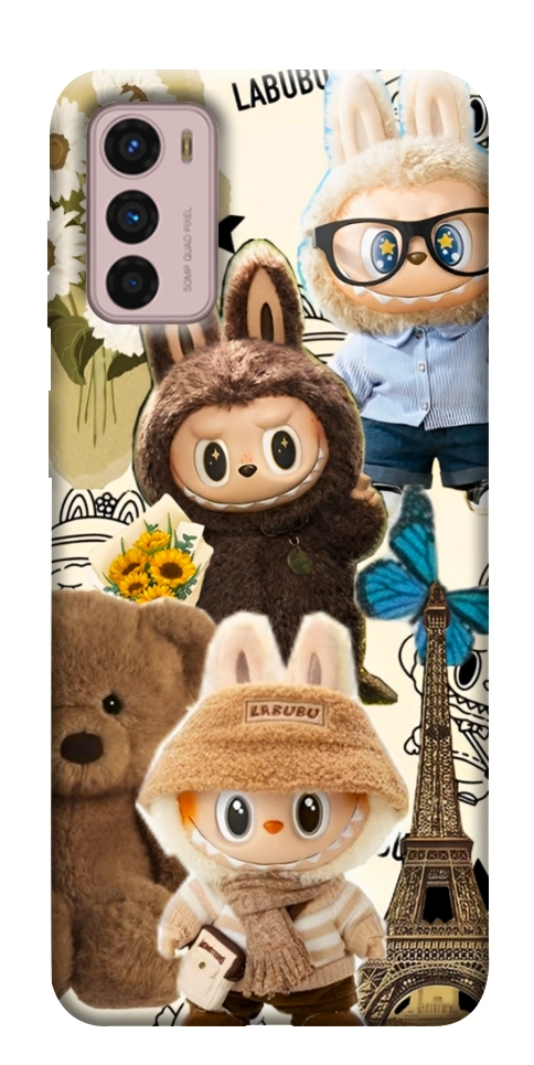 Чехол Labubu mood для Motorola Moto G42