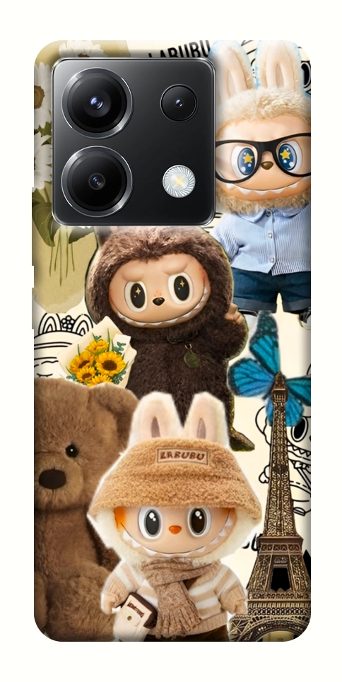 Чохол Labubu mood для Xiaomi Poco X6