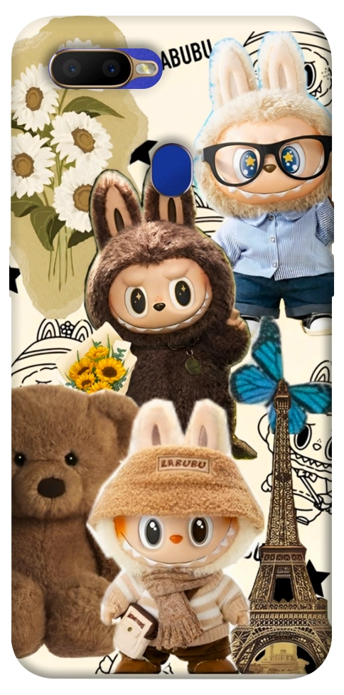 Чехол Labubu mood для Oppo A7