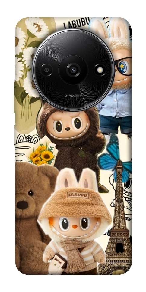 Чехол Labubu mood для Xiaomi Redmi A3