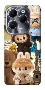 Чохол Labubu mood для Infinix Hot 40 Pro