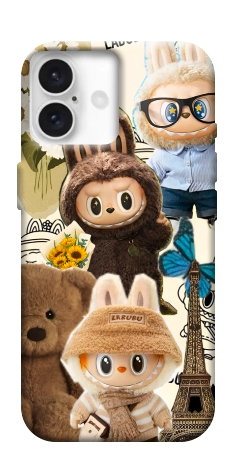 Чохол Labubu mood для iPhone 16 Plus