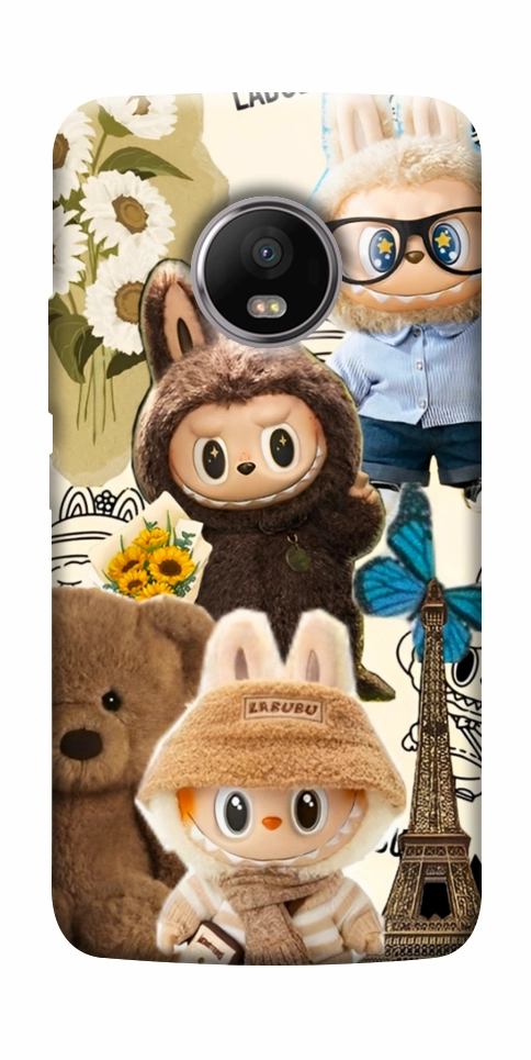 Чохол Labubu mood для Motorola Moto G5S