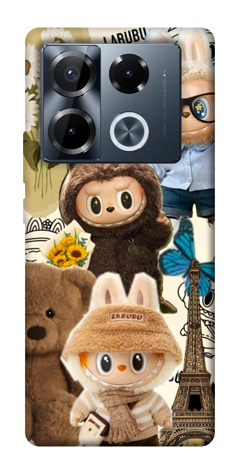 Чохол Labubu mood для Infinix Note 40 Pro 4G