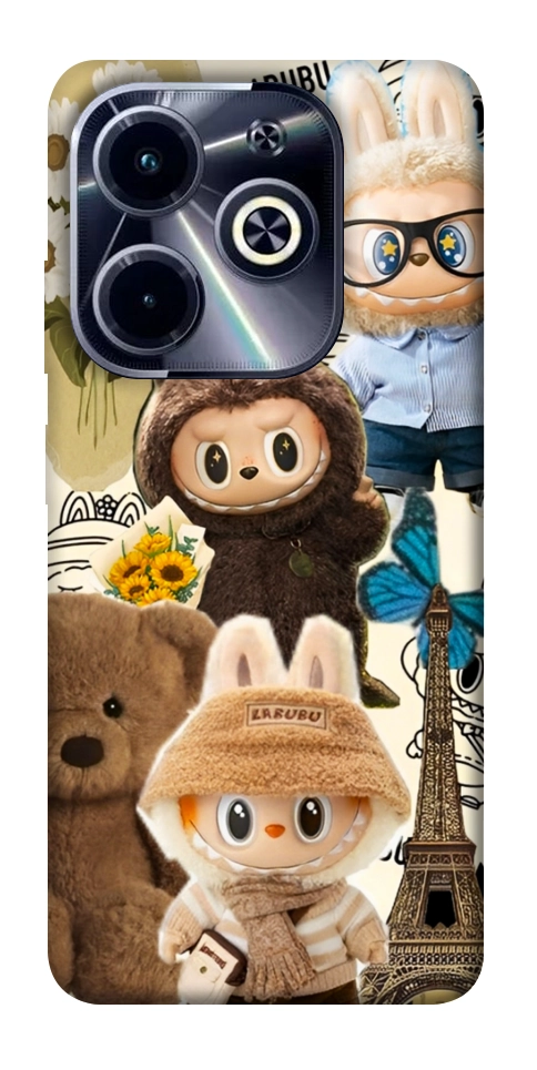 Чохол Labubu mood для TECNO Spark 20