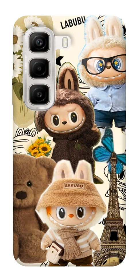 Чохол Labubu mood для Infinix Hot 50 4G
