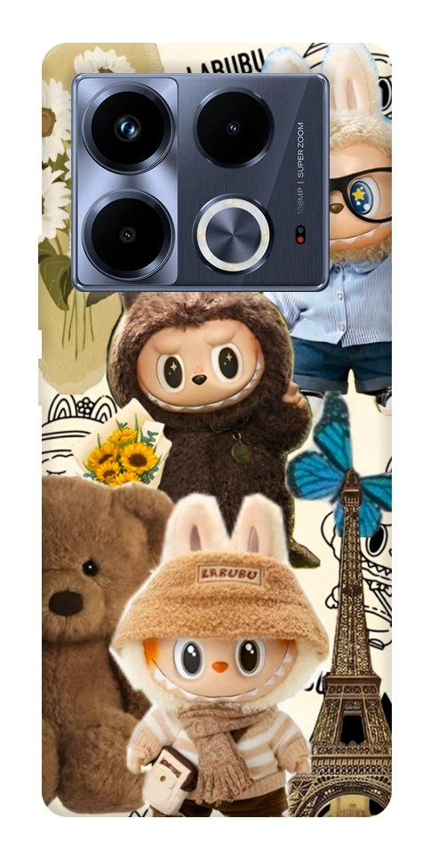 Чехол Labubu mood для Infinix Note 40 4G