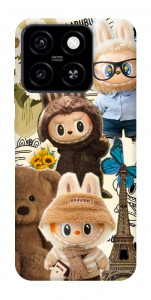 Чехол Labubu mood для ZTE Blade A55 4G