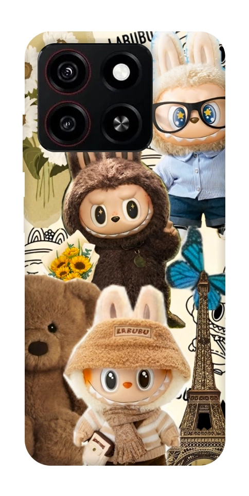 Чехол Labubu mood для ZTE Blade A35 4G