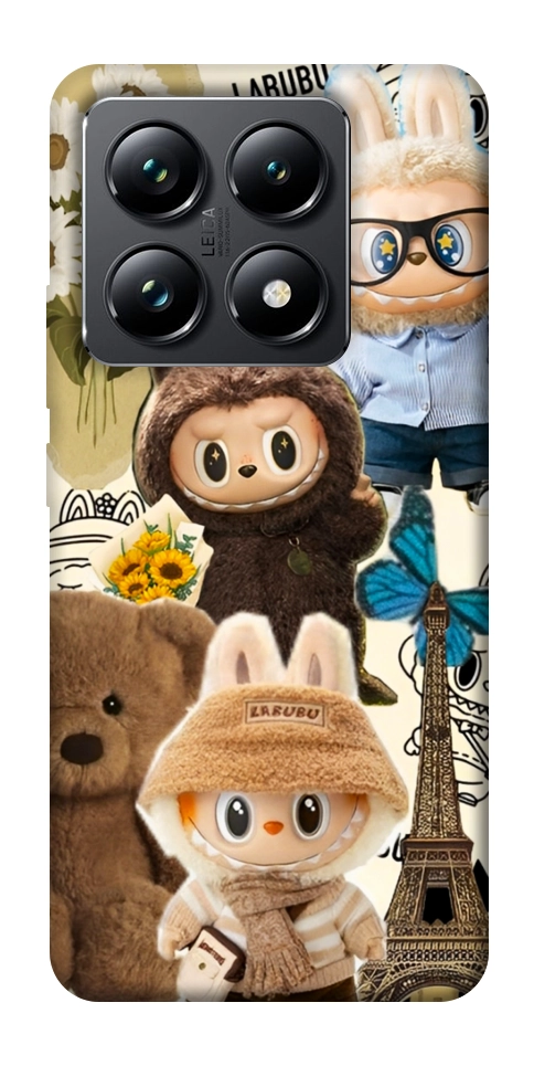 Чехол Labubu mood для Xiaomi 14T Pro