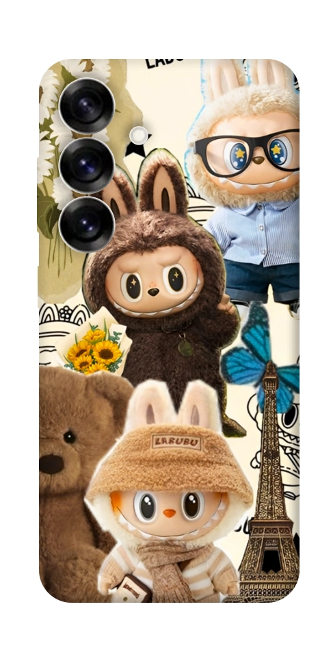 Чохол Labubu mood для Galaxy S25+