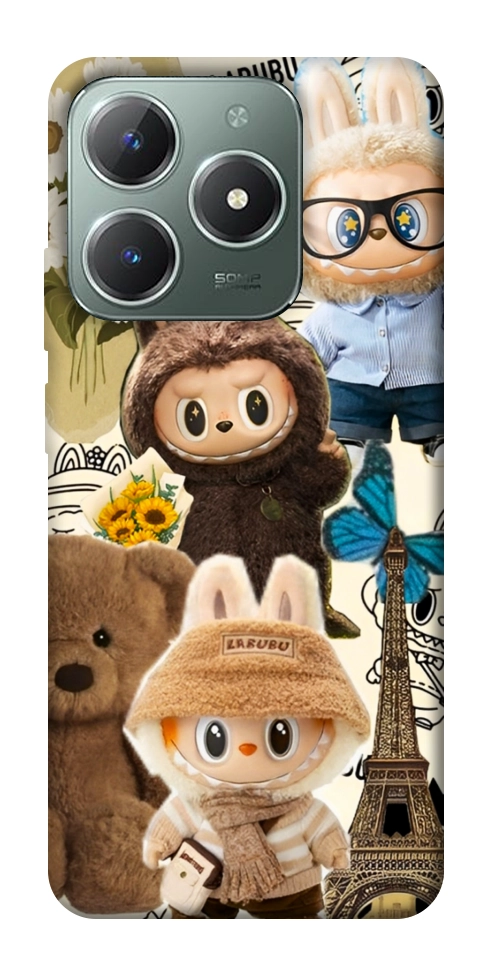 Чехол Labubu mood для Realme C61