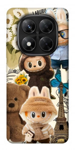 Чехол Labubu mood для Xiaomi Redmi Note 14 Pro 5G