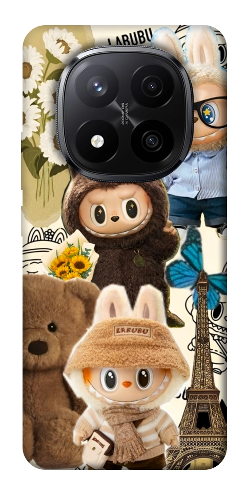 Чохол Labubu mood для Xiaomi Redmi Note 14 Pro+ 5G