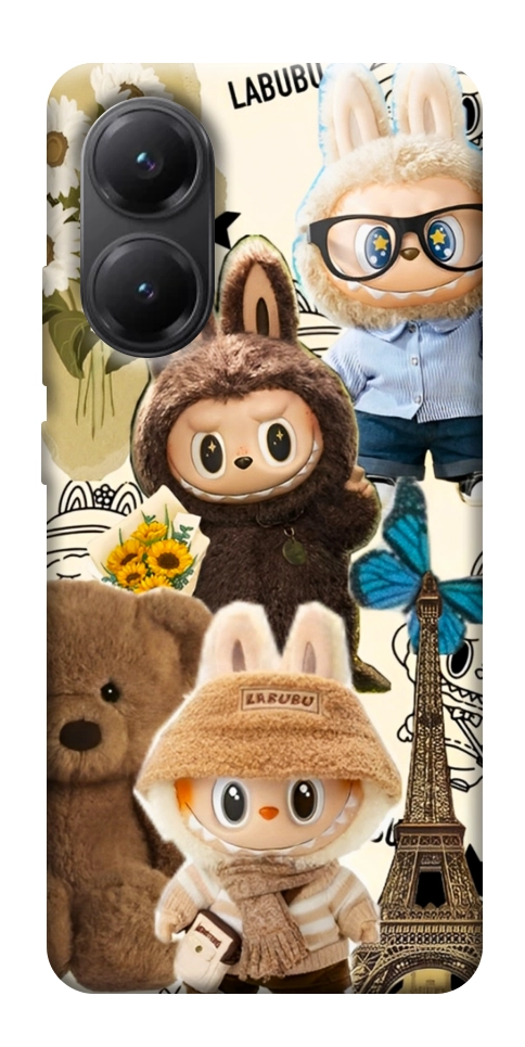 Чохол Labubu mood для Xiaomi Poco X7 Pro