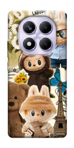 Чехол Labubu mood для Xiaomi Poco X7