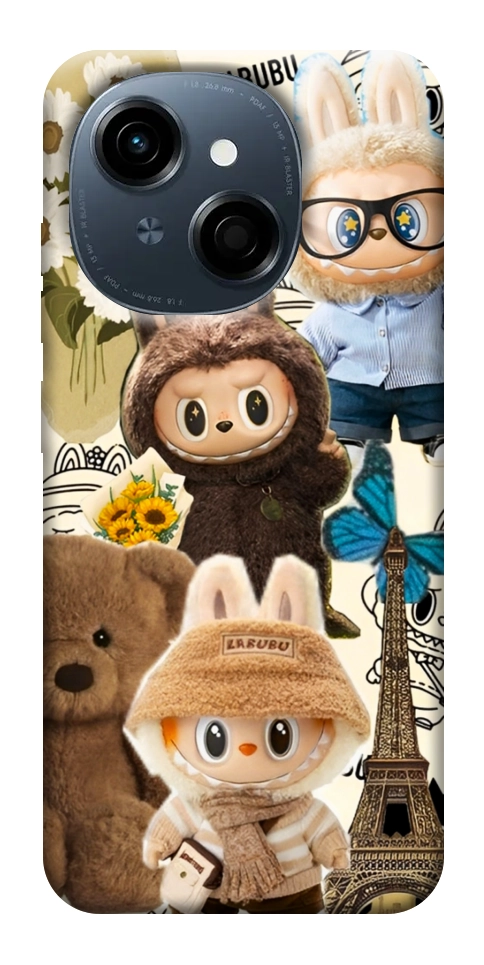 Чохол Labubu mood для TECNO Spark Go 1 (KL4)
