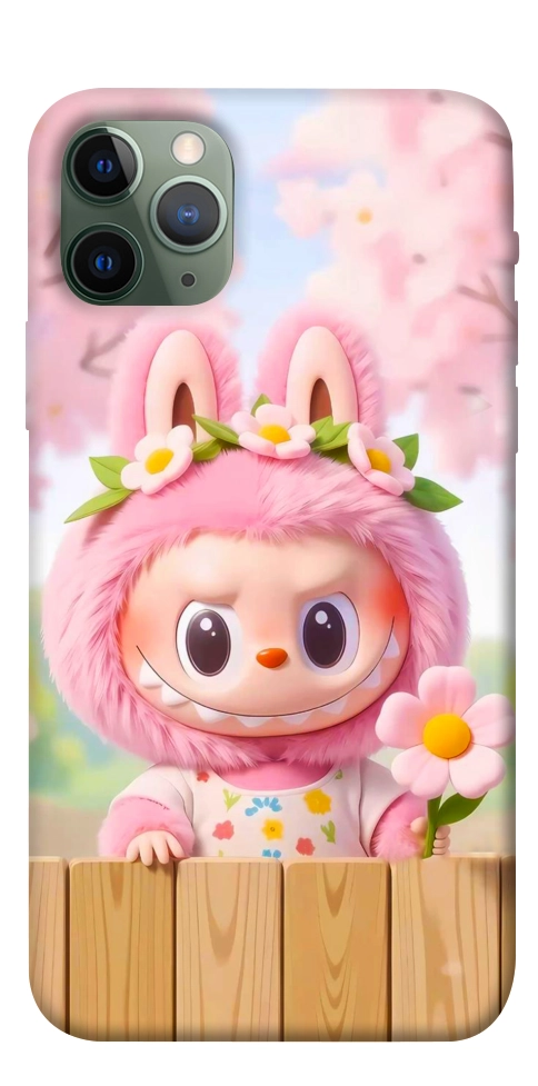 Чехол Labubu flower для iPhone 11 Pro