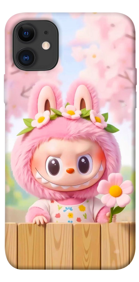 Чохол Labubu flower для iPhone 11