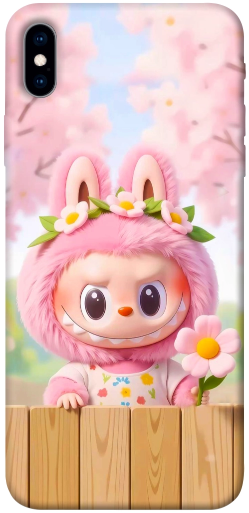 Чехол Labubu flower для iPhone XS Max