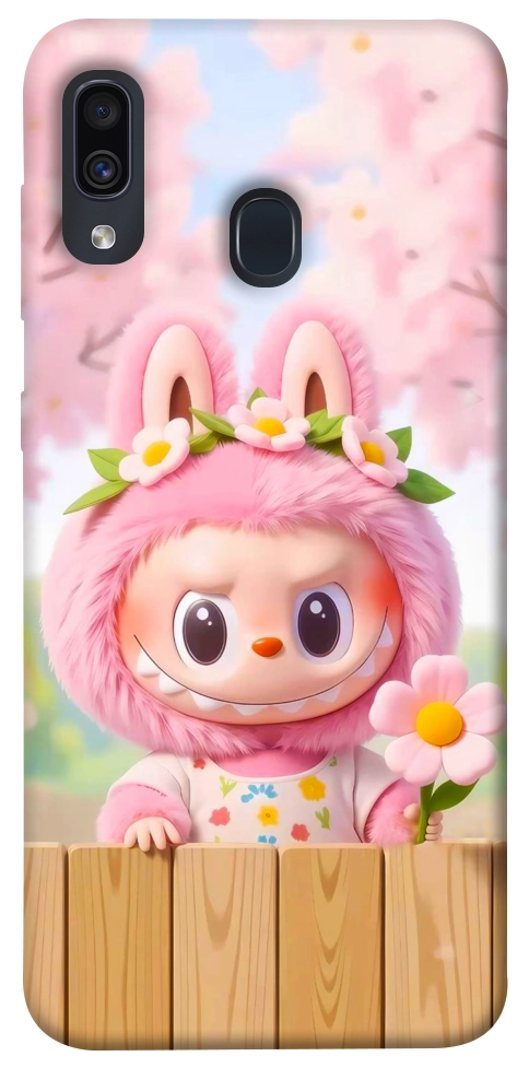 Чохол Labubu flower для Galaxy A30 (2019)