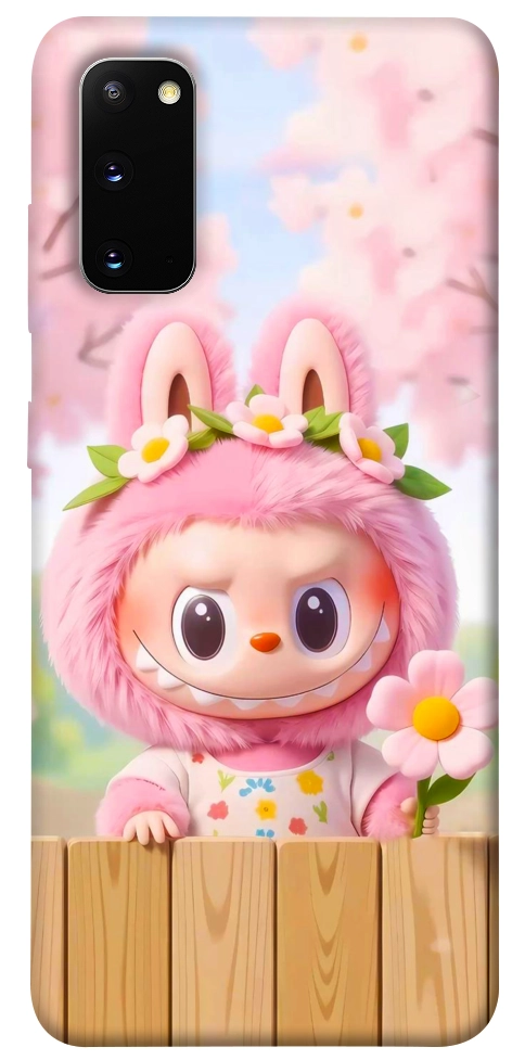 Чехол Labubu flower для Galaxy S20 (2020)
