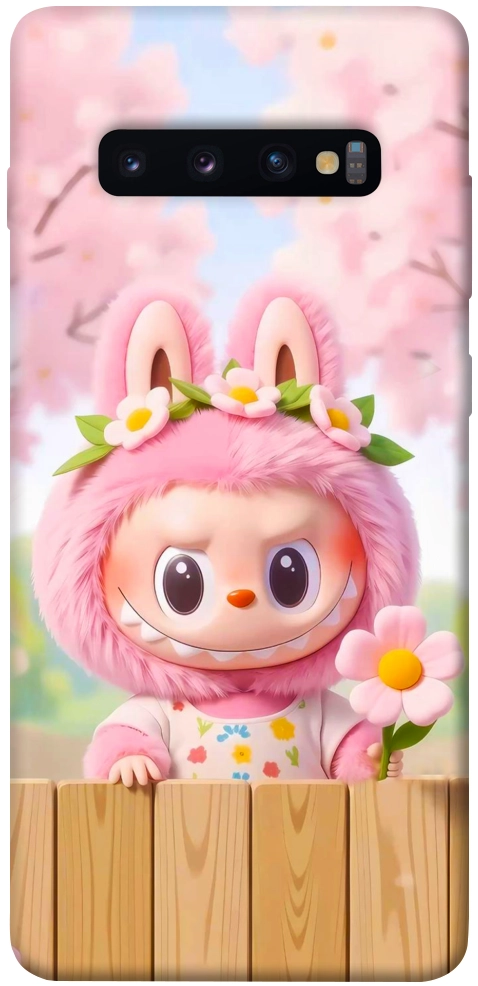 Чехол Labubu flower для Galaxy S10 Plus (2019)