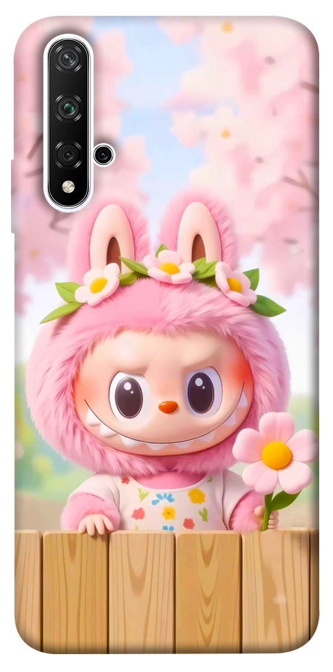 Чехол Labubu flower для Huawei Honor 20