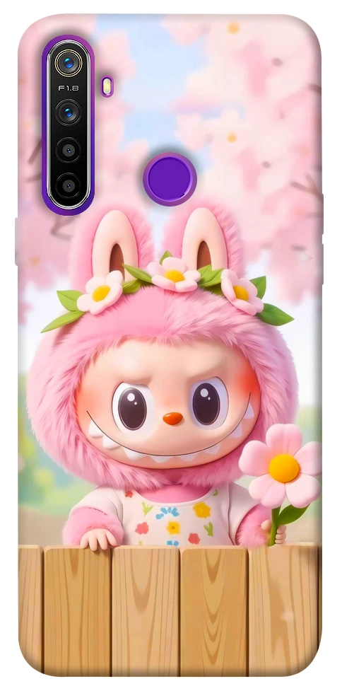 Чехол Labubu flower для Realme 5