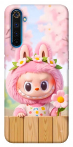 Чехол Labubu flower для Realme 6 Pro