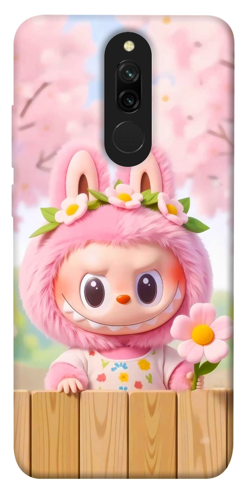 Чохол Labubu flower для Xiaomi Redmi 8
