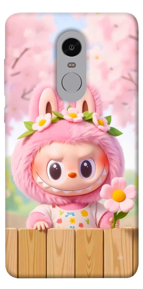 Чехол Labubu flower для Xiaomi Redmi Note 4X