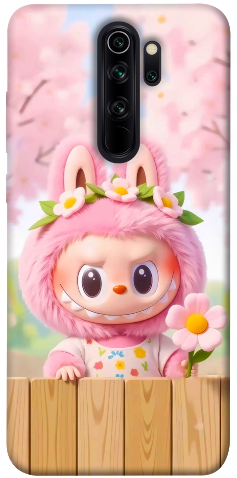 Чохол Labubu flower для Xiaomi Redmi Note 8 Pro