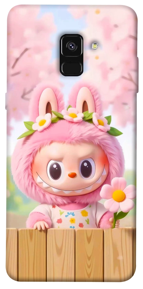 Чехол Labubu flower для Galaxy A8 (2018)