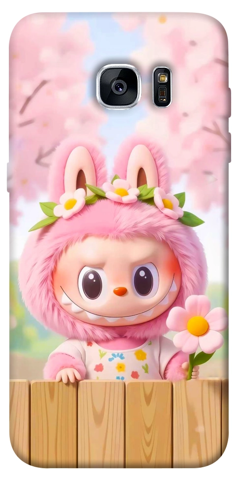 Чохол Labubu flower для Galaxy S7 Edge