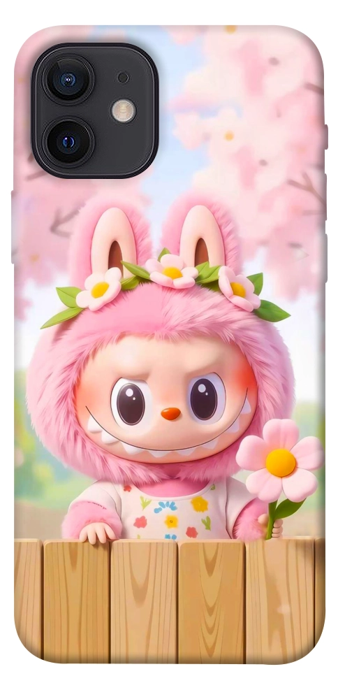 Чехол Labubu flower для iPhone 12