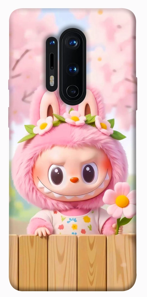 Чехол Labubu flower для OnePlus 8 Pro