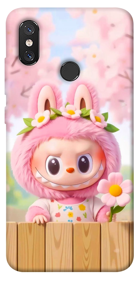 Чехол Labubu flower для Xiaomi Mi 8