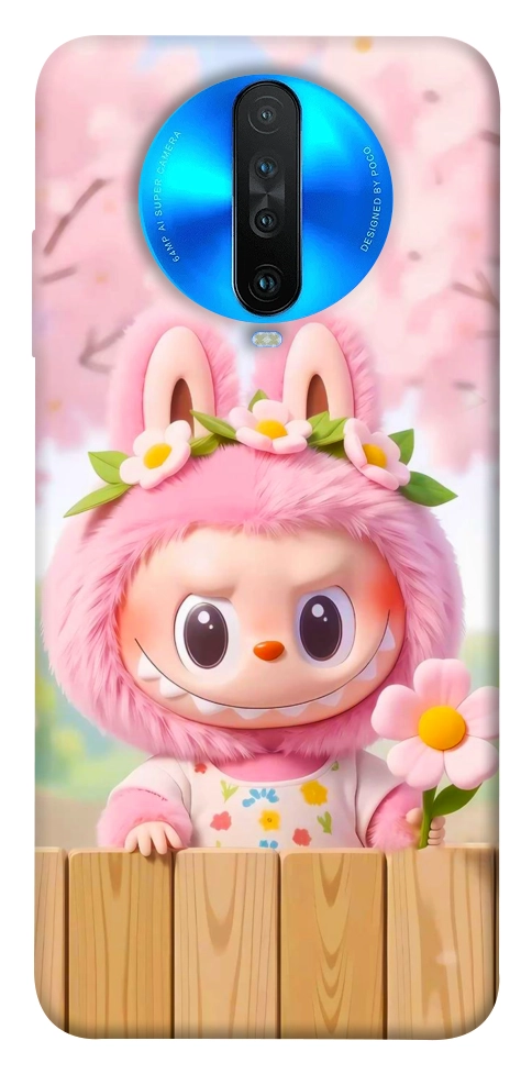 Чехол Labubu flower для Xiaomi Redmi K30