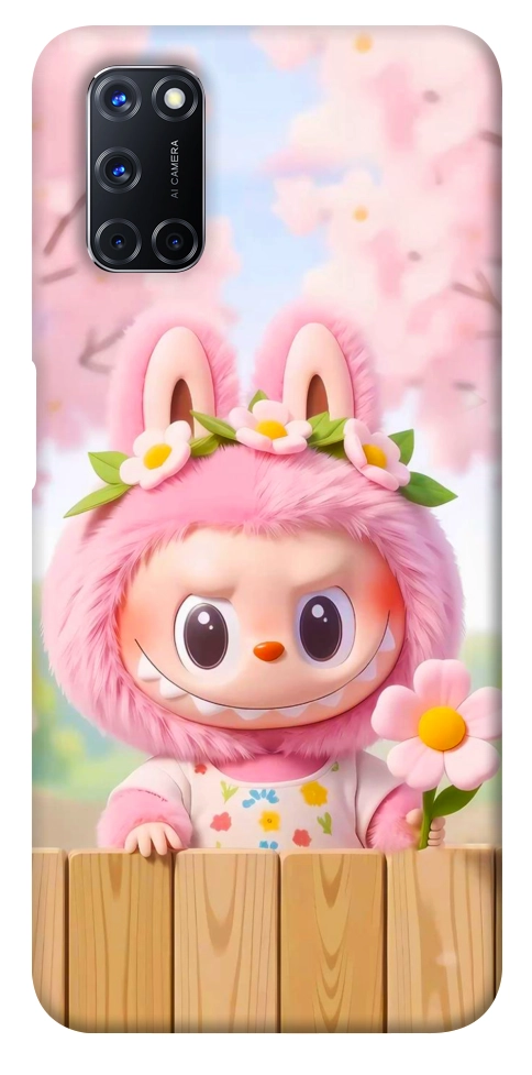 Чехол Labubu flower для Oppo A92