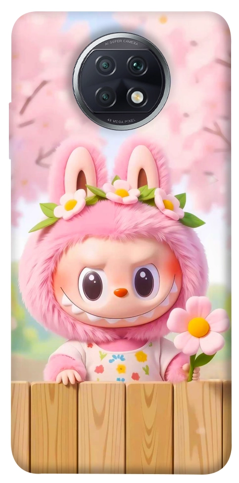 Чехол Labubu flower для Xiaomi Redmi Note 9T