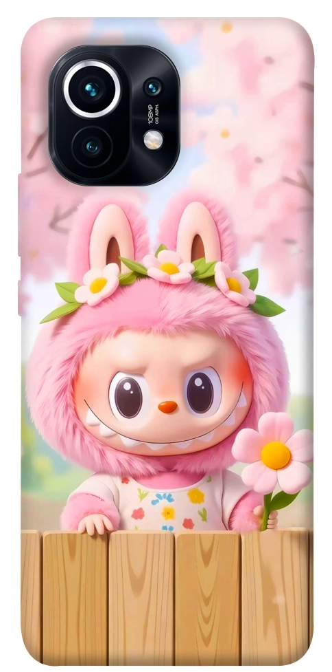 Чехол Labubu flower для Xiaomi Mi 11