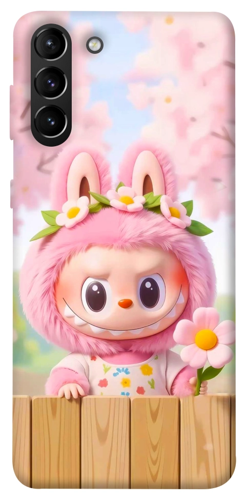 Чехол Labubu flower для Galaxy S21+