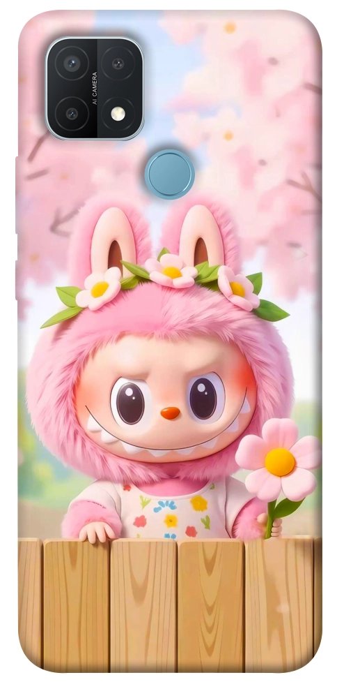 Чехол Labubu flower для Oppo A15